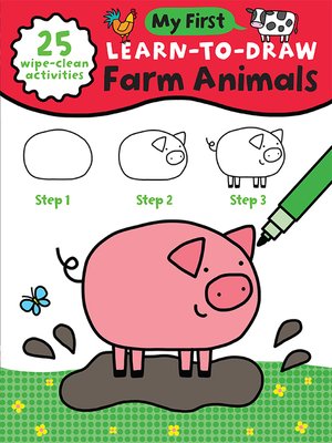 cover image of My First Learn-To-Draw: Farm Animals